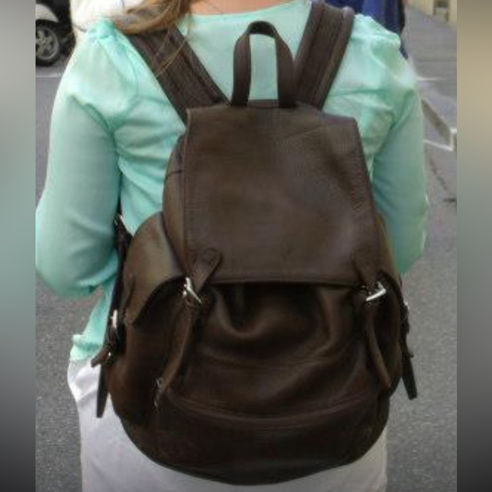ISO Sundance Catalog Backpack | made in Italy | vintage dark brown leather